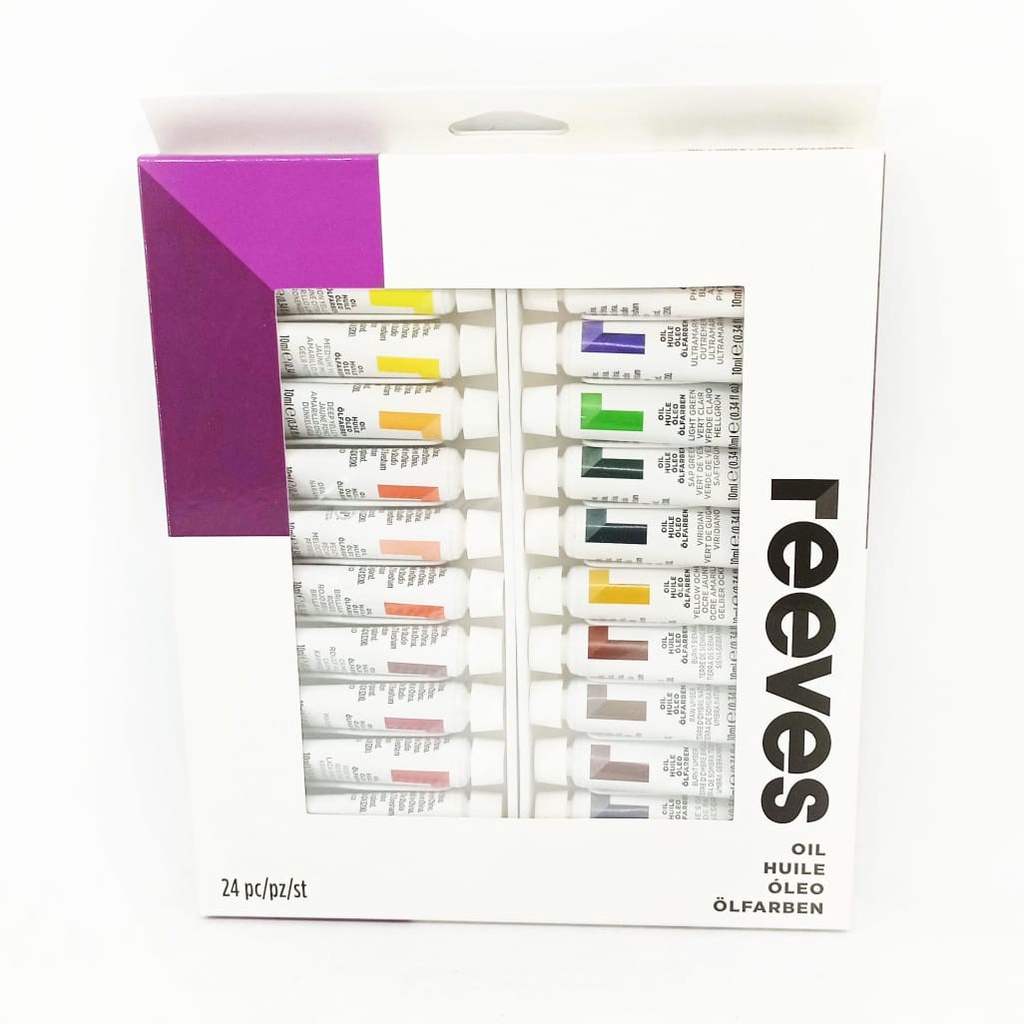 Reeves 24x10ml Oil Colour Set