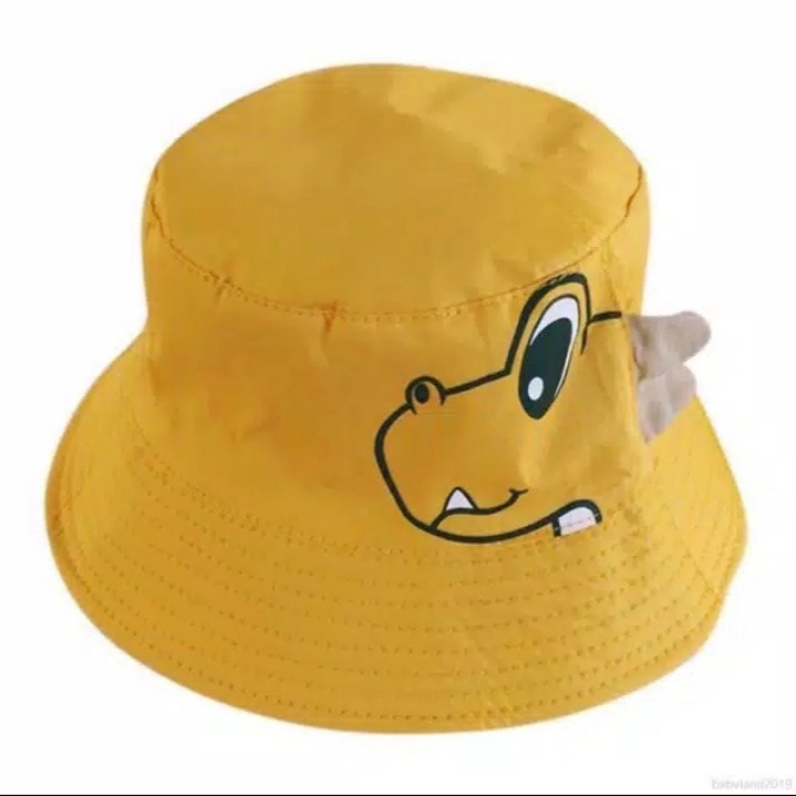 PAKET HEMAT RESELLER TOPI BUCKET DINO ANAK LAKI PEREMPUAN USIA 1-8 TAHUN