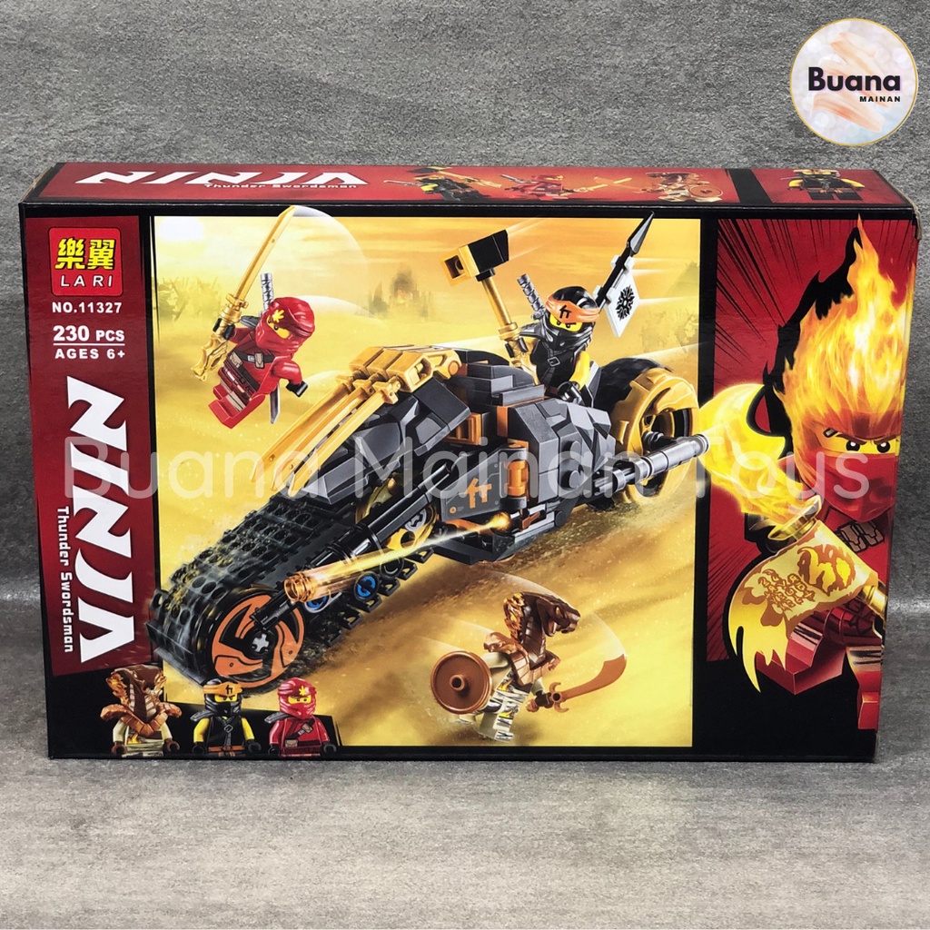 BRICKS LARI NINJA THUNDER SWORDSMAN 11327 MOTOR KARAKTER NINJA-GO DESERT FIGHT NINJAGO MINI FIGURE M