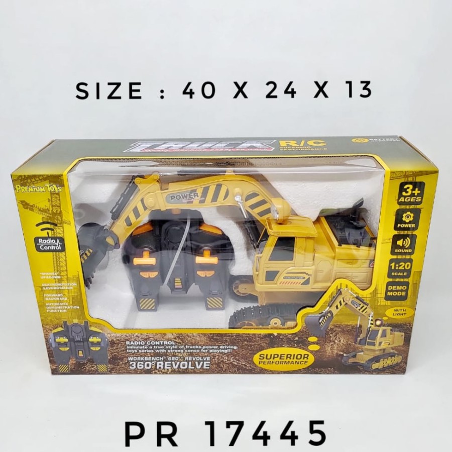 MOBIL REMOTE CONTROL EXCAVATOR BEKO RC TRUCK DIGGER 6811L SUPERIOR