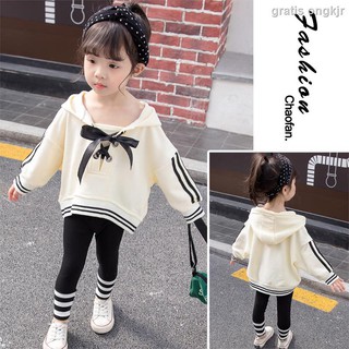 2pcs set Blus Lengan Panjang  Celana  Anak  Perempuan 2 5 