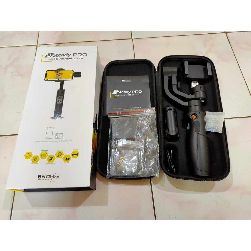 BRICA NOVA B-STEADY PRO 3-AXIS GIMBAL SMARTPHONE STABILIZER