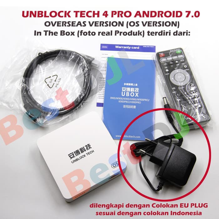 Ready Stok UNBLOCK TECH UBOX 4 PRO Android 7 0 Smart TV Box Bluetooth Diskon