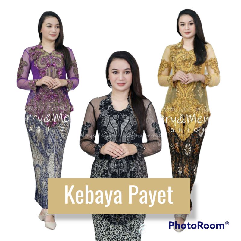 Kebaya Modern / Kebaya / Baju Kebaya Payet Bordir Modern / Kebaya Payet / Kebaya Wisuda / Kebaya Pes