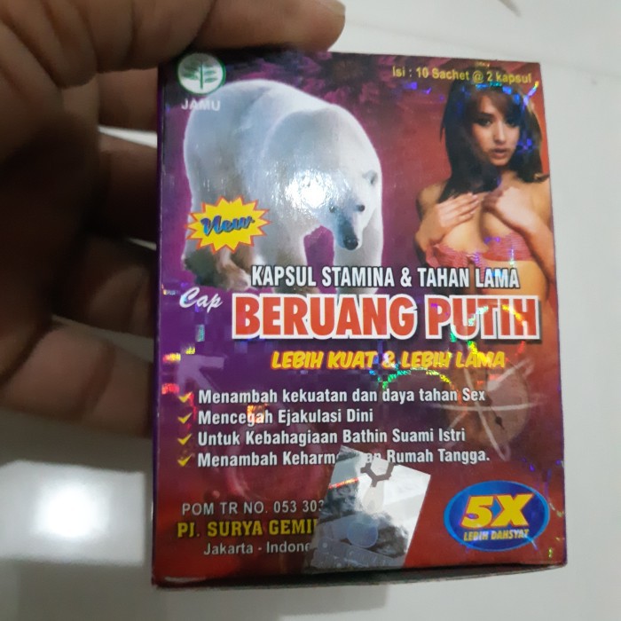 BERUANG PUTIH KAPSUL HERBAL