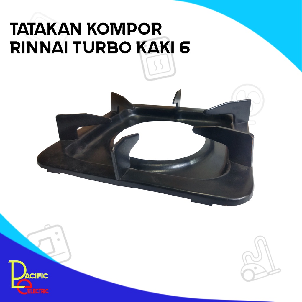 TATAKAN KOMPOR GAS RINNAI KAKI 6 TURBO DUDUKAN KOMPOR GAS RINNAI TURBO K6