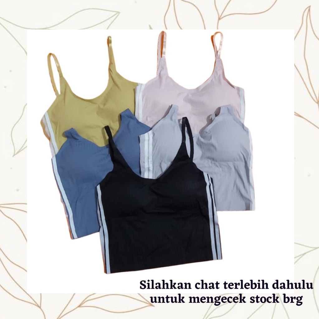 BH BRA LETTE KEMBEN SPORT BRA WANITA OLAHRAGA PAKAIAN DALAM SEXY MURAH