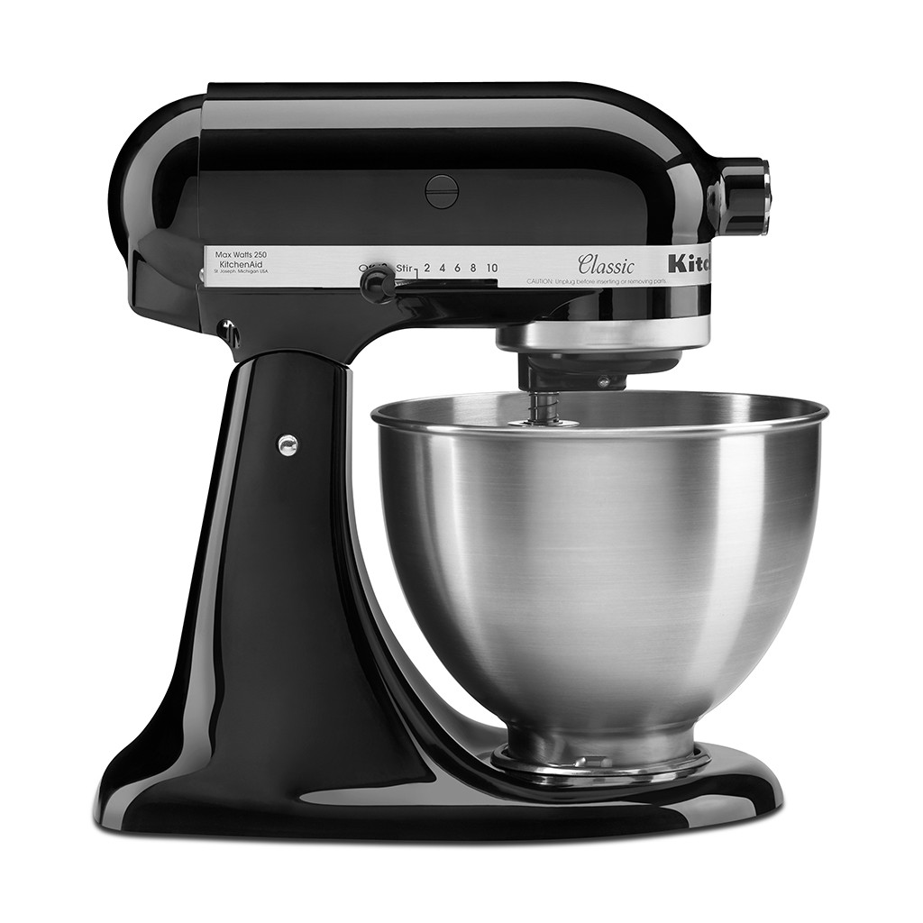 Kitchenaid Classic 43 L Tilt Head Stand Mixer Hitam 5k45sseob Free Bowl Shopee Indonesia