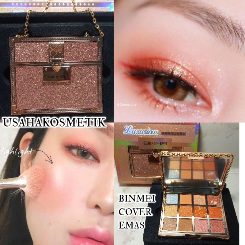 PROMO EYESHADOW&amp;BLUSHER COLOR PRETTY | BINMEI 12WARNA NO.87117-03 | NO.8280