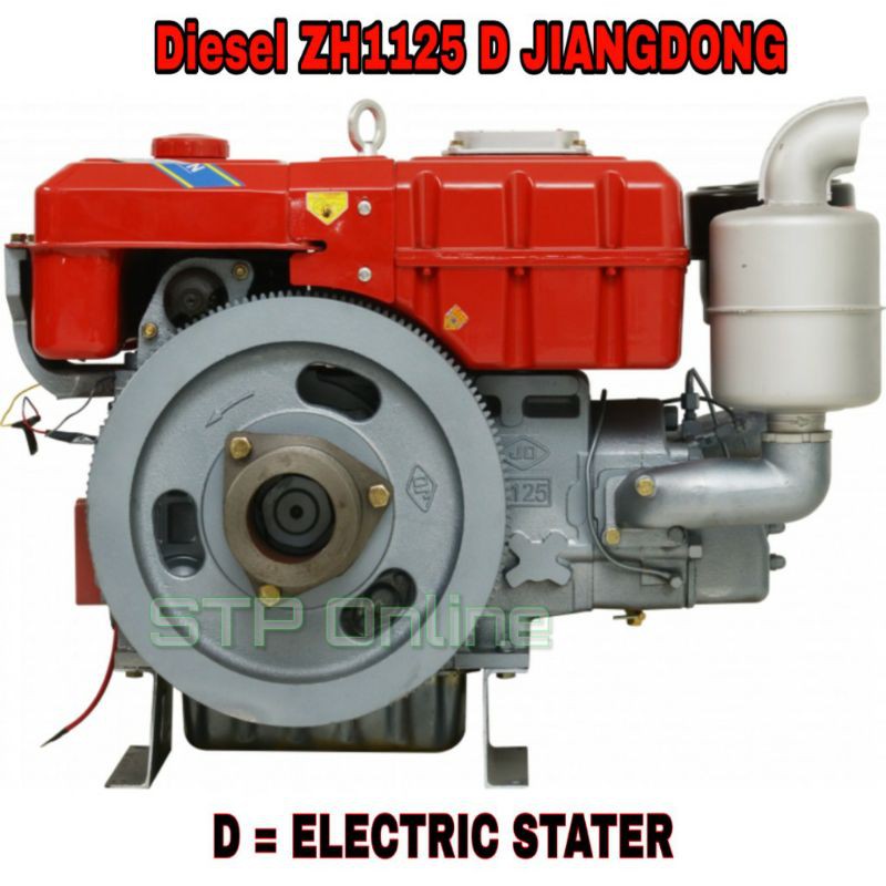 Mesin Diesel ZH1125 D Stater JIANGDONG 30hp