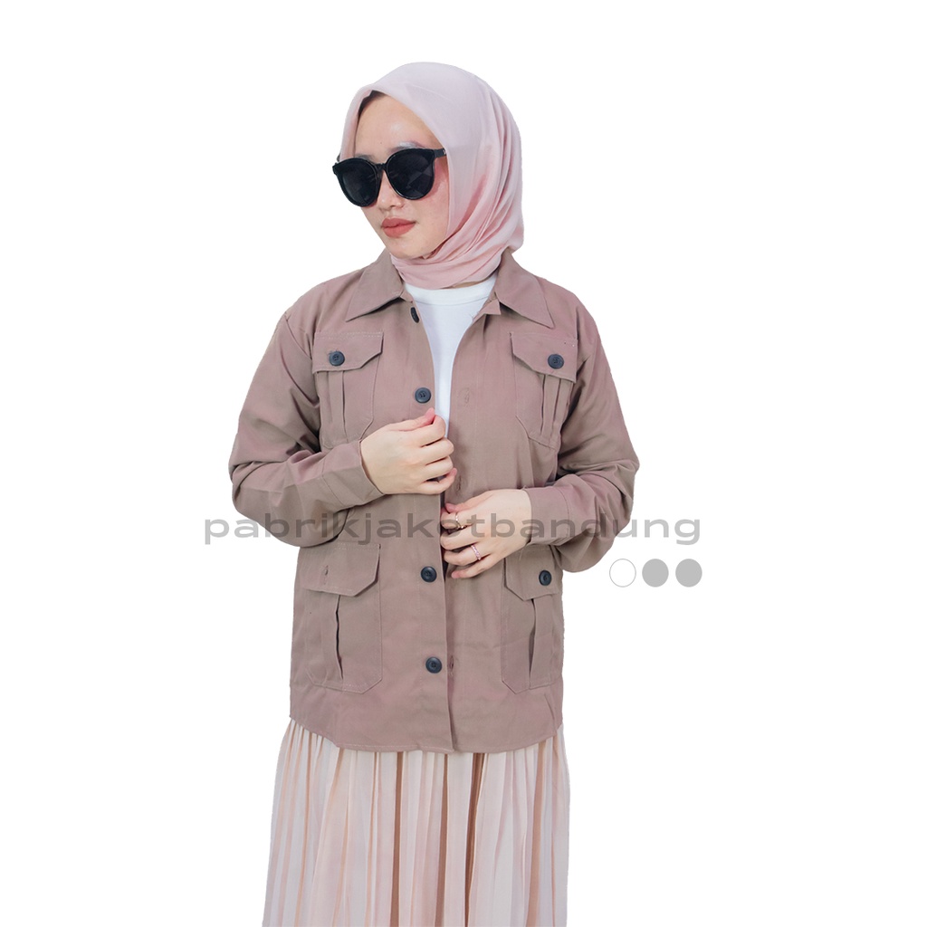 ADAM JAKET MOCCA || JAKET SEMI PARKA || JAKET PRIA DAN WANITA MASA KINI