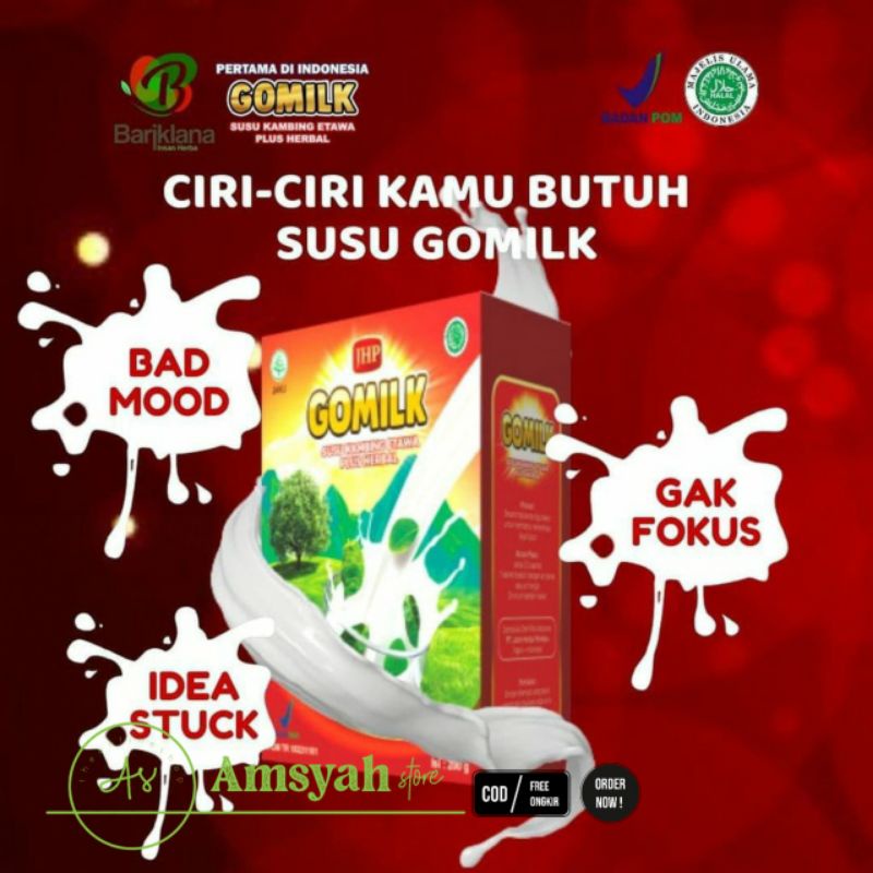 

Gomilk Susu kambing plus herbal