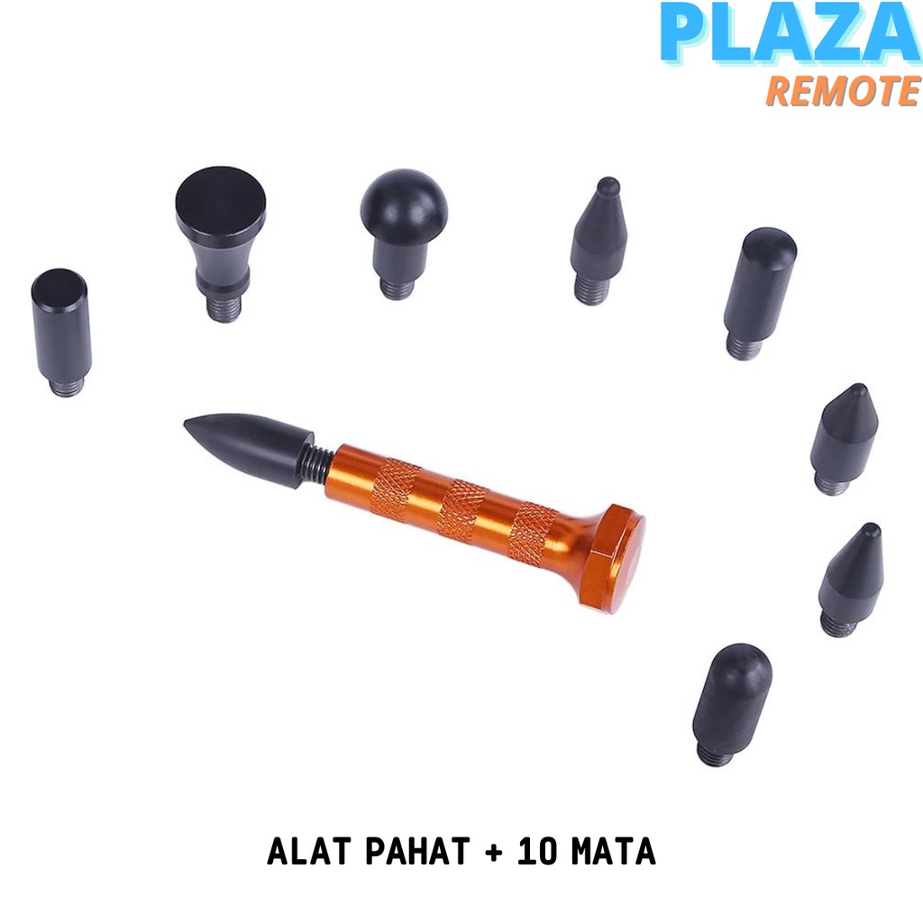 KIT PDR REPARASI PENYOK MOBIL PAHAT ALAT  PERBAIKAN BODY KENDARAAN + 9 NUT