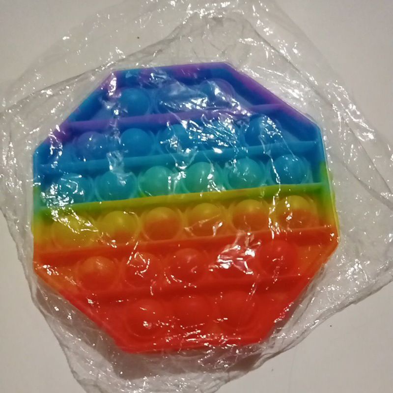 POP IT MURAH RAINBOW UNICORN fidget push Pop Its Fidget Toy Push bubble  kids POPIT-4