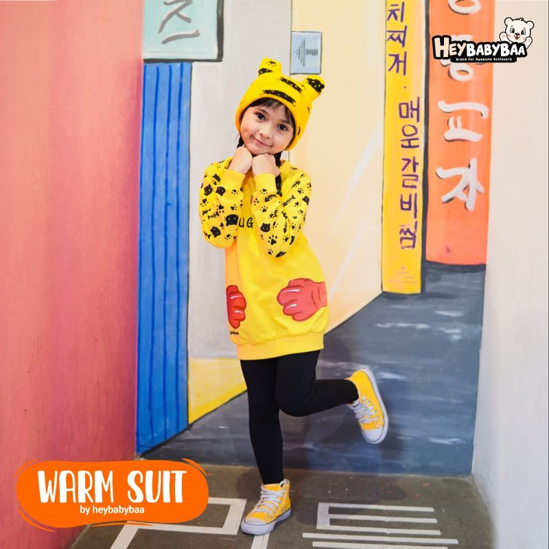 WARM SUIT BY HEYBABYBAA 1-5 Tahun Free KUPLUK RAJUT || SWEATER ANAK