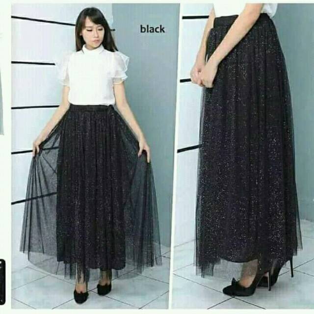 Rok tutu gliter cewek import murah bagus keren berkualitas