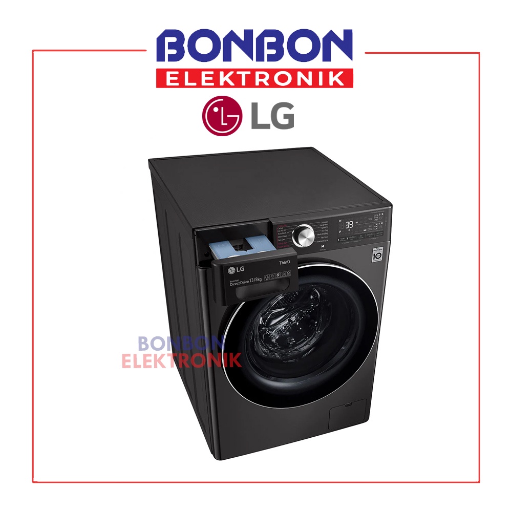 LG Mesin Cuci Front Loading 13KG Wash / 8KG Dry AI DD ThinQ Inverter