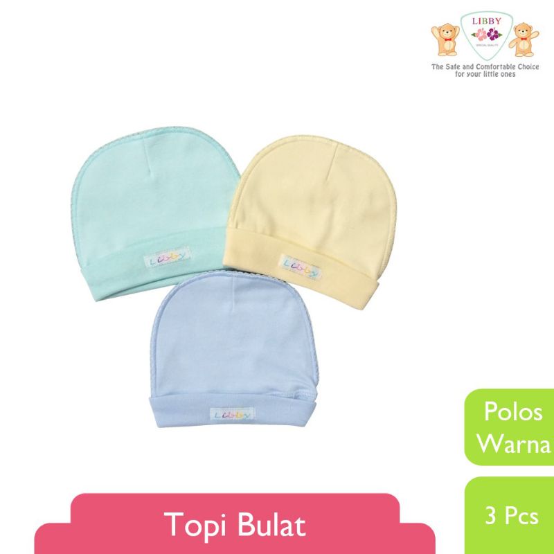 LIBBY Topi Motif Dan Polos 1 pcs