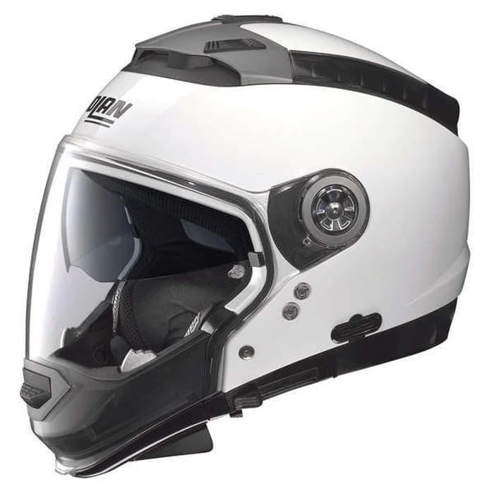 HELM NOLAN N44 CLASSIC METAL WHITE, MODEL BISA DIUBAH UBAH TERLARISS