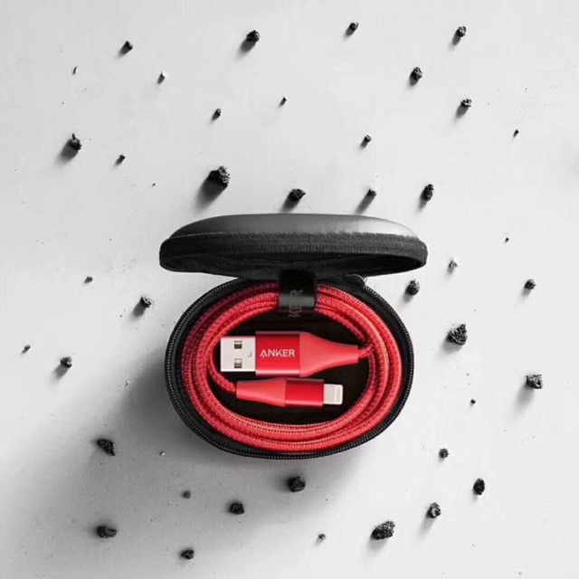 ANKER POWERLINE L+ II LIGHTNING 6FT RED 1,8m