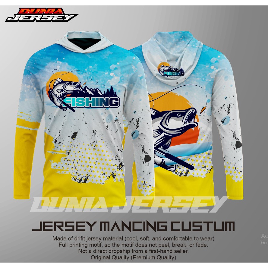 JERSEY MANCING CUSTOM FULL PRINTING / JERSEY MANCING READY / Jersey/kaos mancing sportmen full print