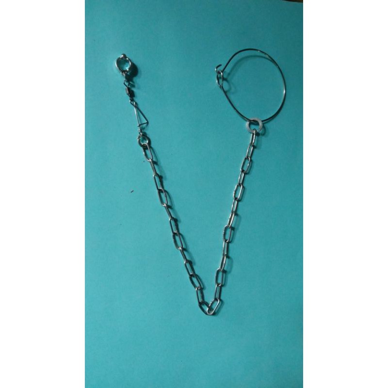 Rantai Nuri Pelangi Stainless Satu Set Ring