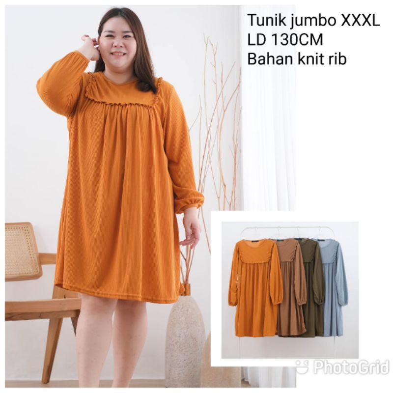 COD long tunik jumbo LD 130cm