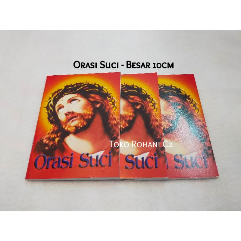 Buku Orasi Suci 10cm - Buku Rohani