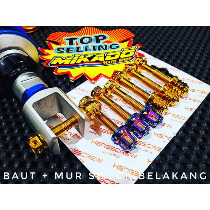 BAUT PROBOLT SHOCK BELAKANG PLUS MUR HENG THAILAND RAINBOW GOLD UNIVERSAL SKOK YSS OHLINS BEAT SCOOP
