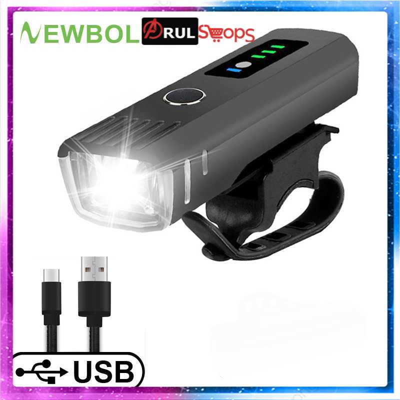 Newboler Lampu Sepeda LED USB Rechargeable 350 Lumens - A034