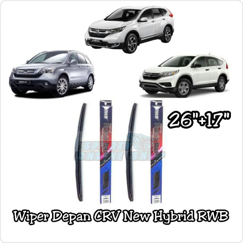 Wiper Depan CRV 2006-ON Hybrid Merk Rwb