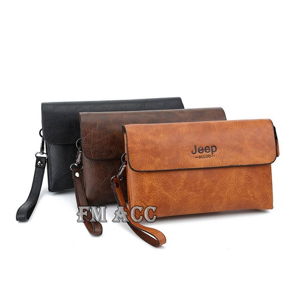 PROMO-Tas Tangan Handbag Jeep Pria Wanita Dompet Business GRATIS Jam Tangan Pria Murah Import Sport Terbaru 2022