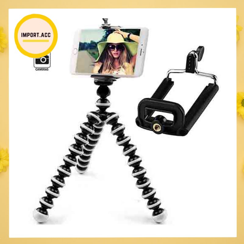 Gorilla Pod Universal Flexibel 15CM Tripod Octopus Flexibel Holder U Standing Camera [IMPORT]