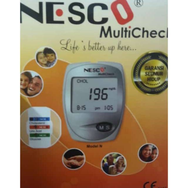 Nesco Multicheck (Alat Cek Gula Darah 3 in 1)