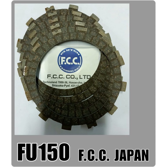 KAMPAS KOPLING RGR 150 / FU150 FCC JAPAN ORIGINAL