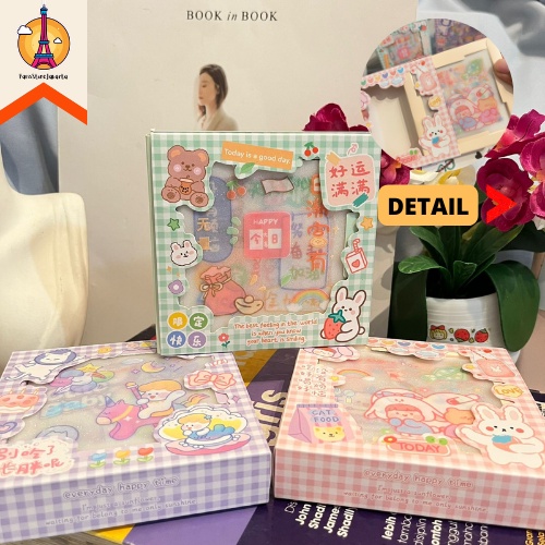 

Paket Sticker Mini Box YD-8RMS Lucu Model Cewe Sweet Import Funny Fancy Stuff Best Gift Stationery For School Alat Tulis Kantor Sekolah Ready Grosir Kado Ulang Tahun READY COD