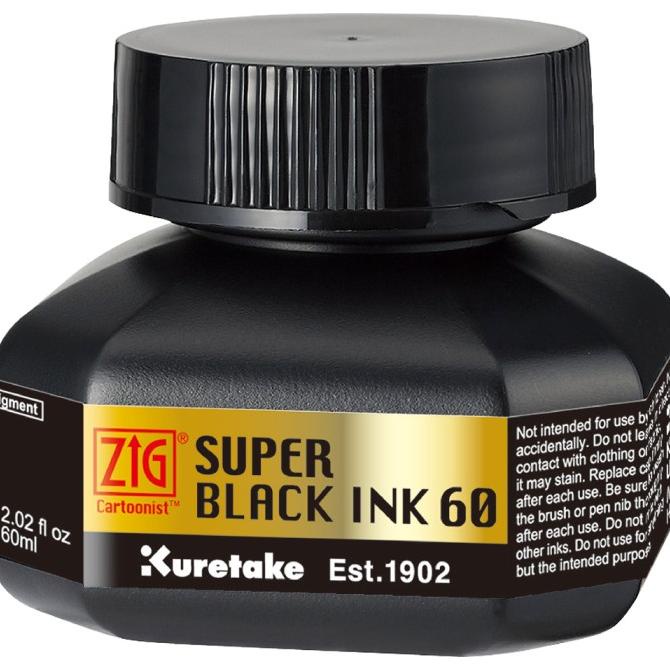 

[[COD]] ZIG CARTOONIST SUPER BLACK INK 60ml (CNCE105-6) BIG SALE Kode 393