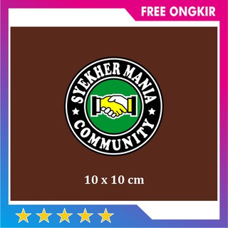 Laris Ready Stiker Sholawat Syekhermania Community Cutting Sticker