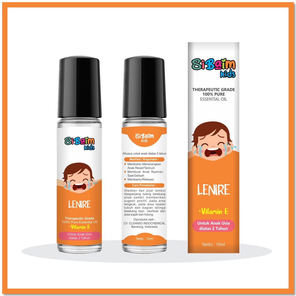 Menenangkan Anak Rewel - SIBAIM KIDS LENIRE Essential Oil 10ml by psikopediastore