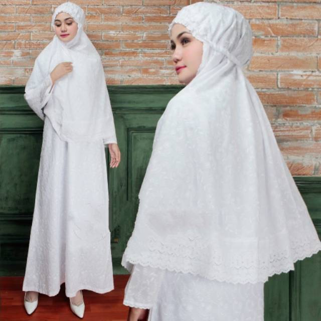 GAMIS PUTIH / GAMIS PUTIH WANITA / GAMIS UMROH / GAMIS PUTIH KATUN