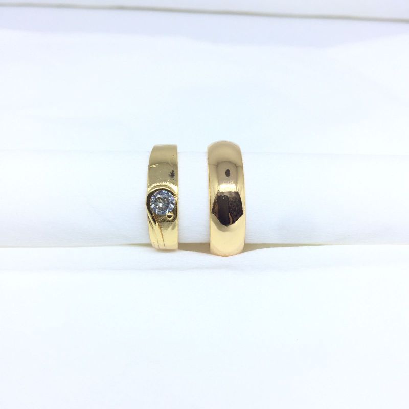 Cincin  sepasang Kawin Tunangan Nikahan Cincin Couple Anti Karat Murah