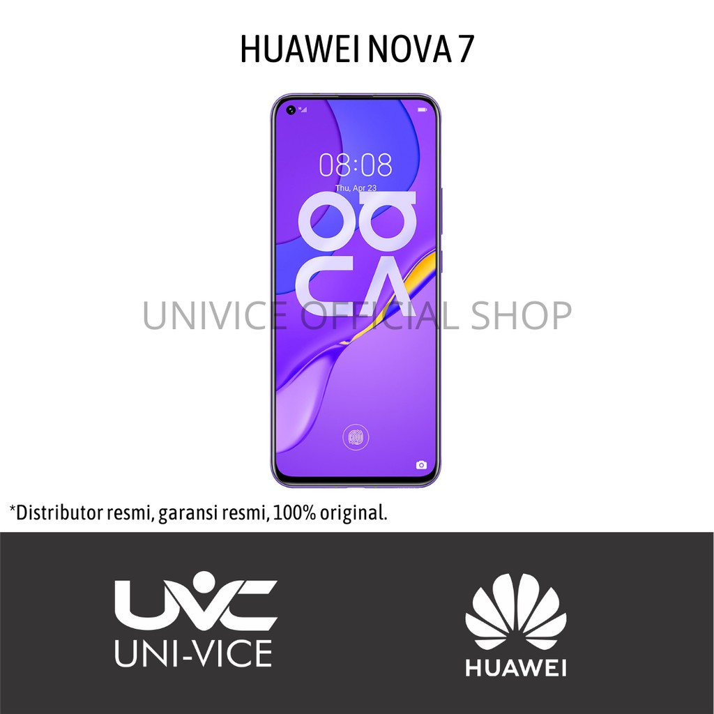 HUAWEI NOVA 7 KIRIN 985 5G SoC | 8GB RAM 256GB ROM | Garansi Resmi