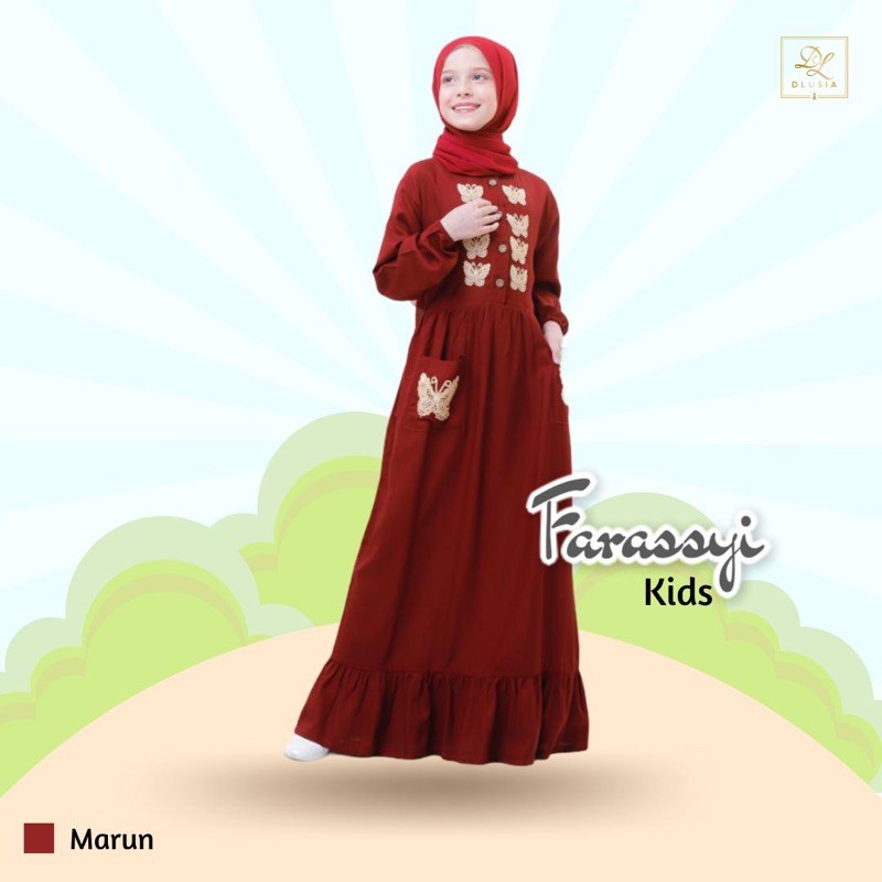 Farassyi kids by Dlusia Ori Baju Muslim Anak Adem