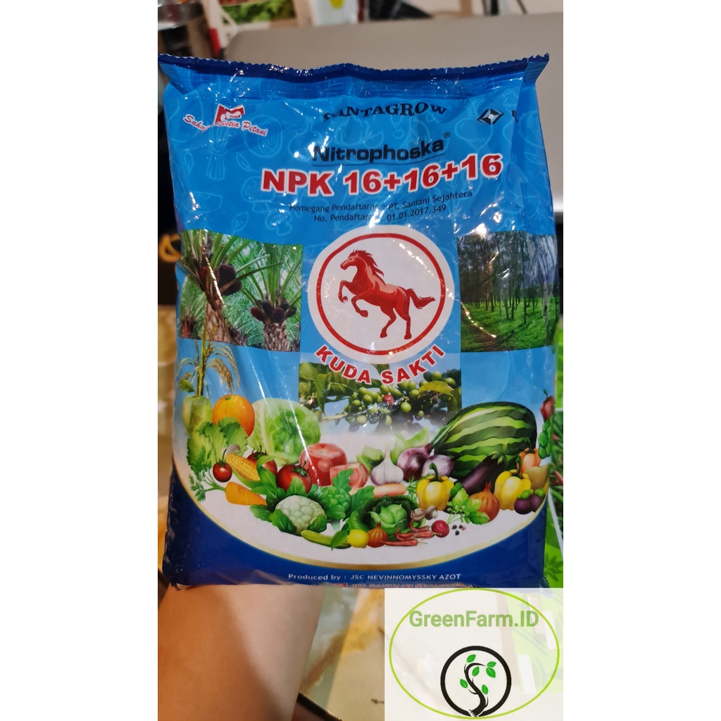 Pupuk NPK 16+16+16 Santagrow 1 kg