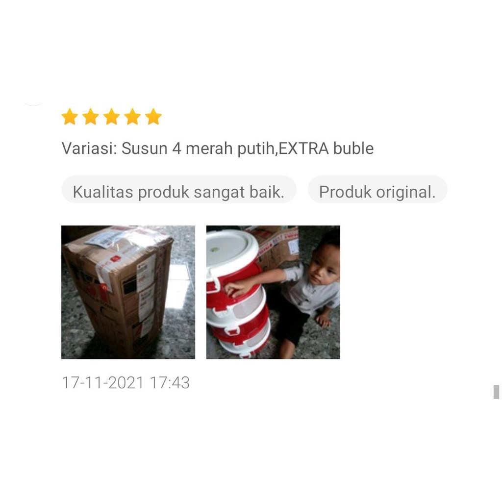 Tudung Saji TOWER TST Tabitha susun 4 +Bubblewrap