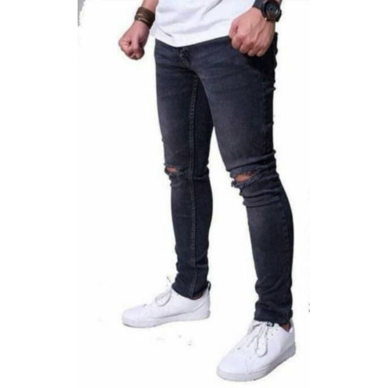 Celana jeans pria sobek Celana sobek pria celana pria celana panjang pria jeans size M-XXXL