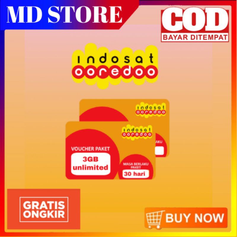 Voucher Data IM3 3GB Unlimited

