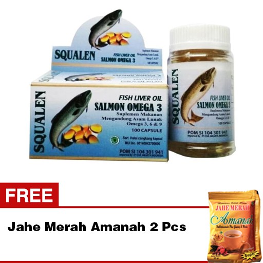 Vitamin Untuk Otak Anak Minyak Ikan Salmon Squalene Omega 3