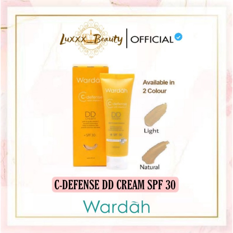 WARDAH C-Defense DD Cream SPF 30 | Foundation + Pelembap