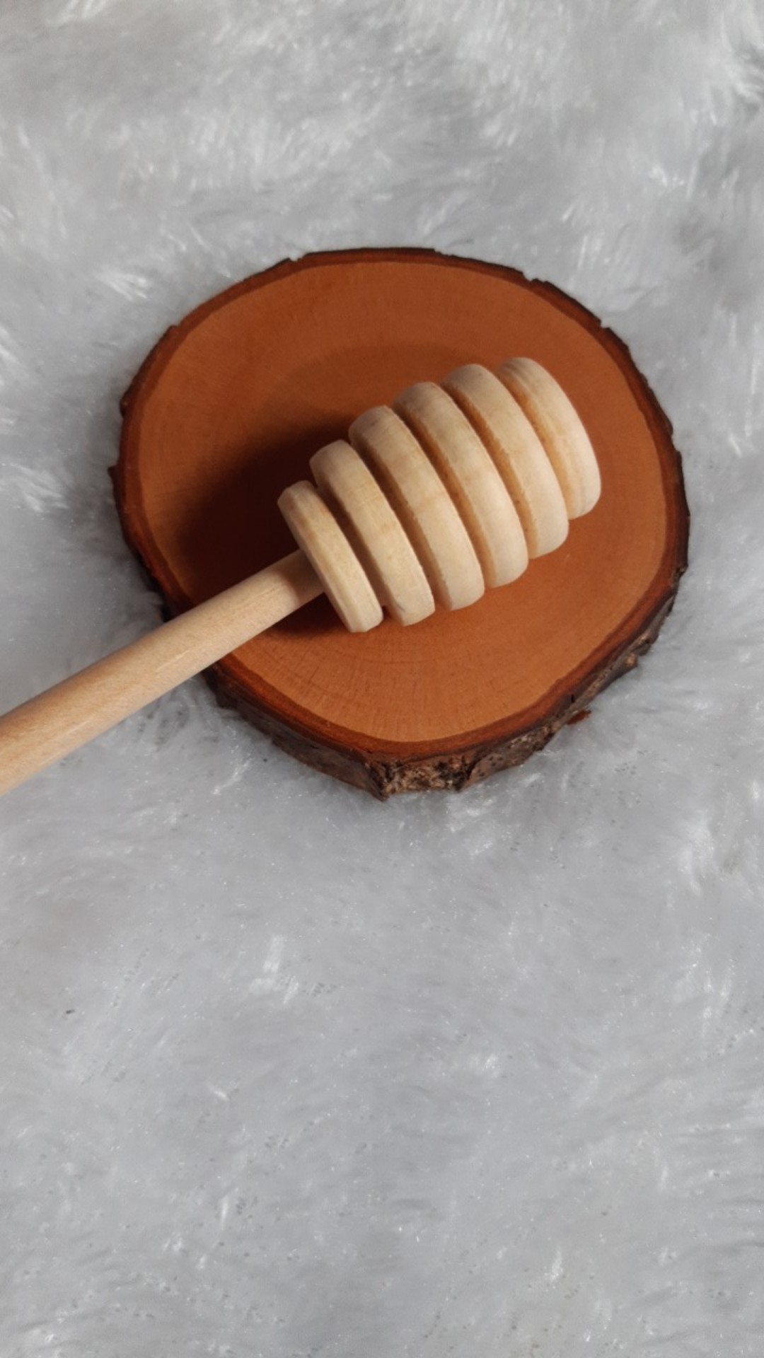 Honey Dipper, Mini Rolling Pin,pisau, Sendok Tepung, Madu Kayu Handmade Properti Foto Makanan